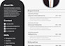 design resume, CV and cover letter